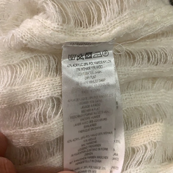 French connection wool/mohair blend sweater/shirt - Picture 5 of 6